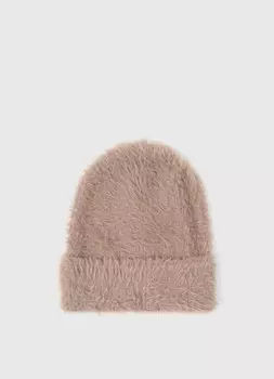 Шапка с отворотом, Коричневый