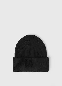 Шапка с отворотом, Серый