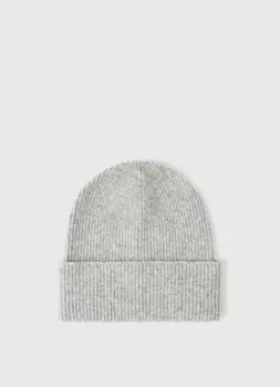 Шапка с отворотом, Серый