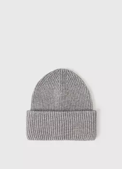 Шапка с отворотом, Серый