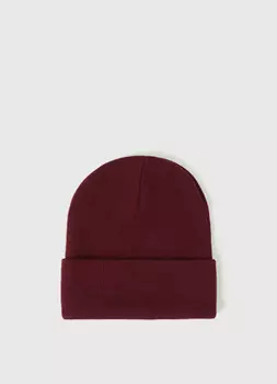 Шапка с высоким отворотом, Красный