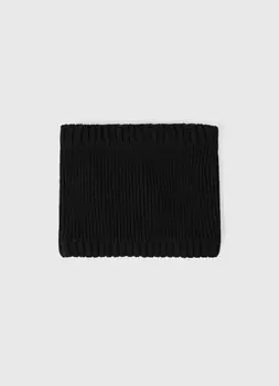 Шарф-труба для мальчиков, Черный