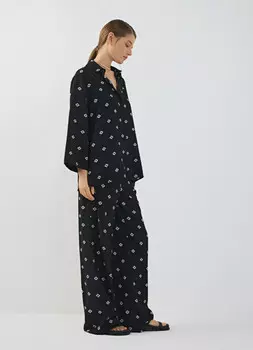 Широкие брюки, Черный