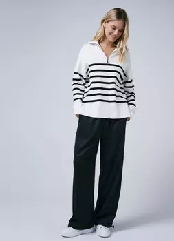 Широкие брюки, Серый