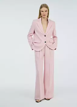 Широкие брюки со стрелками, Розовый