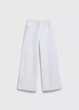 Широкие джинсы для девочек, Бежевый