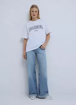 Широкие джинсы, Голубой