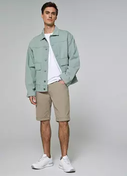 Шорты «5 карманов», Бежевый