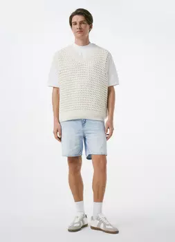 Джинсовые шорты, Голубой