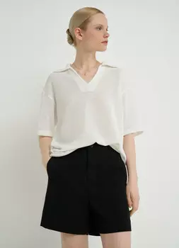 Шорты из хлопка, Черный