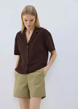 Шорты из хлопка, Зеленый