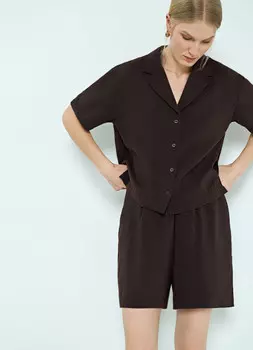 Шорты из модала, Коричневый