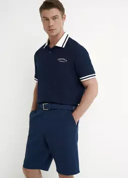 Шорты из ткани оксфорд, Синий