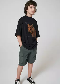 Шорты трикотажные для мальчиков, Зеленый