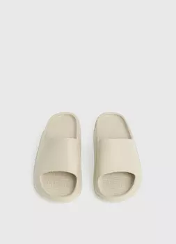 Шлёпанцы на объёмной подошве, Бежевый
