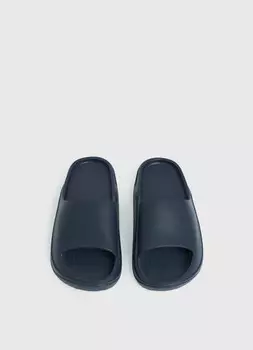 Шлёпанцы на объёмной подошве, Синий