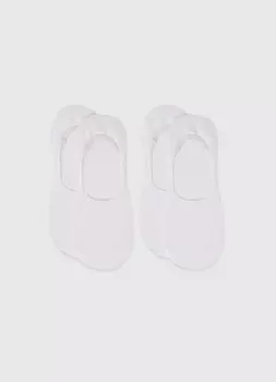 Следки, 2 пары, Белый