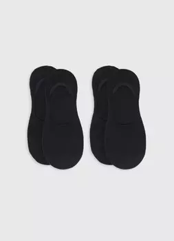 Следки, 2 пары, Черный