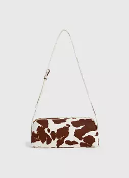 Сумка через плечо из натуральной кожи, Мультицвет