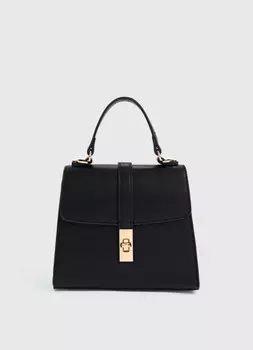 Сумка кросс-боди из искусственной кожи, Черный