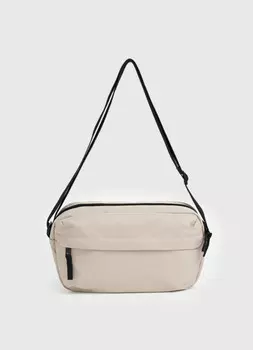 Сумка на плечо с ремешком, Бежевый