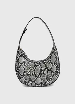 Сумка-полумесяц, Серый