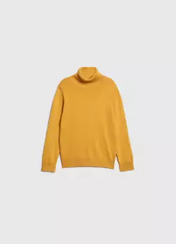 Свитер с воротником-стойкой для мальчиков, Желтый