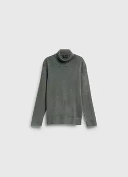 Свитер с воротником-стойкой для мальчиков, Зеленый