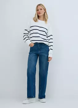 Свитшот в полоску, Белый