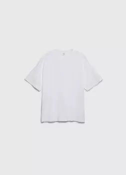 Свободная футболка для девочек, Белый