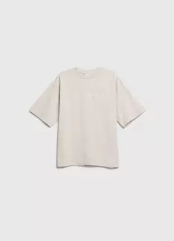 Свободная футболка для девочек, Бежевый