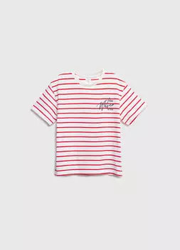 Свободная футболка для девочек, Красный