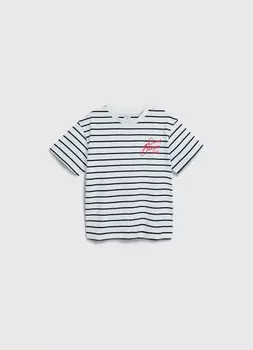 Свободная футболка для девочек, Синий