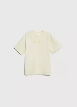 Свободная футболка для девочек, Желтый