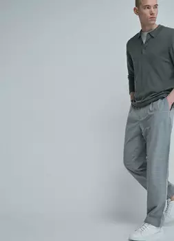 Свободные брюки, Серый