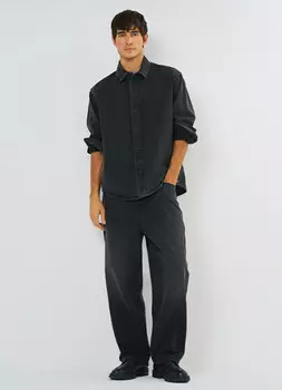 Свободные джинсы Baggy, Серый