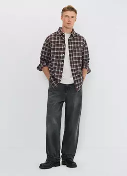 Свободные джинсы Baggy, Серый