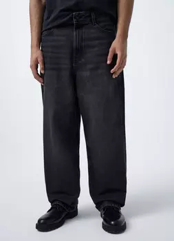 Свободные джинсы Baggy, Серый