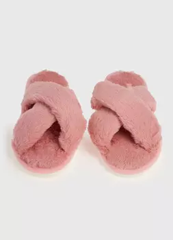 Тапочки с открытым носом, Розовый