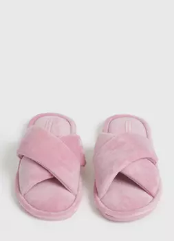Тапочки с открытым носом, Розовый