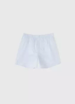 Текстильные боксеры в тонкую полоску, Голубой