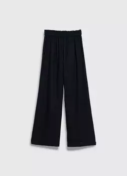 Текстильные брюки для девочек, Черный