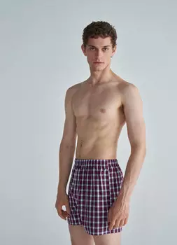 Текстильные трусы-боксеры, Фиолетовый