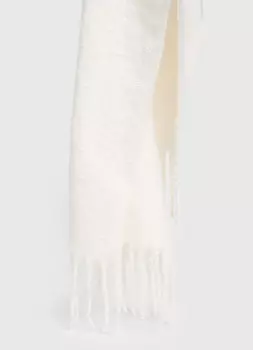 Текстильный шарф для девочек, Белый