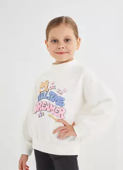Толстовка для девочек, Белый