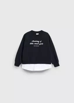 Толстовка для девочек, Черный