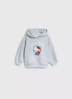 Толстовка свободная для девочек, Серый