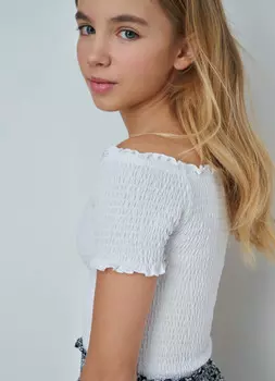Топ для девочек, Белый