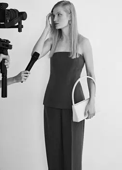 Топ-корсет с рельефами, Серый