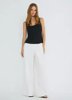 Топ с баской, Черный